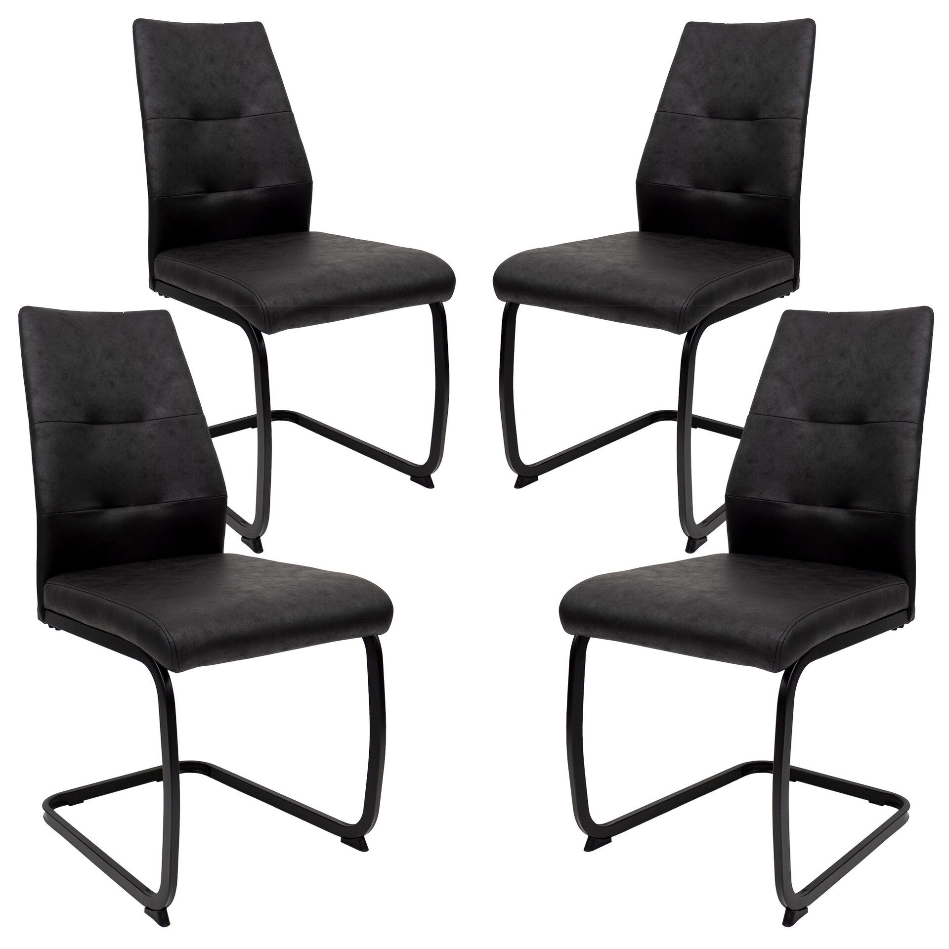 TRISENS Freischwinger Alessio (Stück, 4 St), Schwingstuhl mit robustem Meta günstig online kaufen