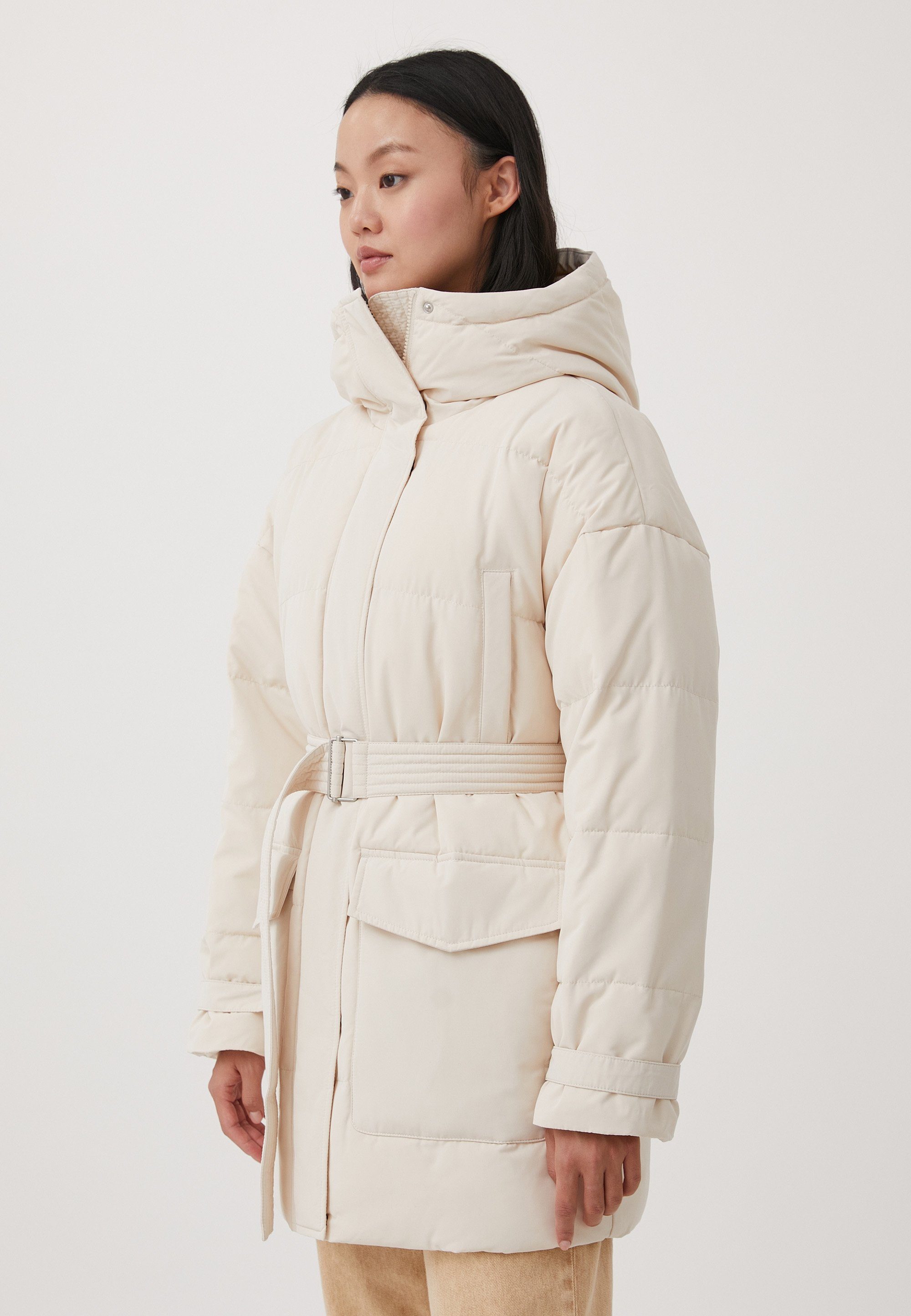 Finn Flare Steppjacke Belted Utility mit Gürtel