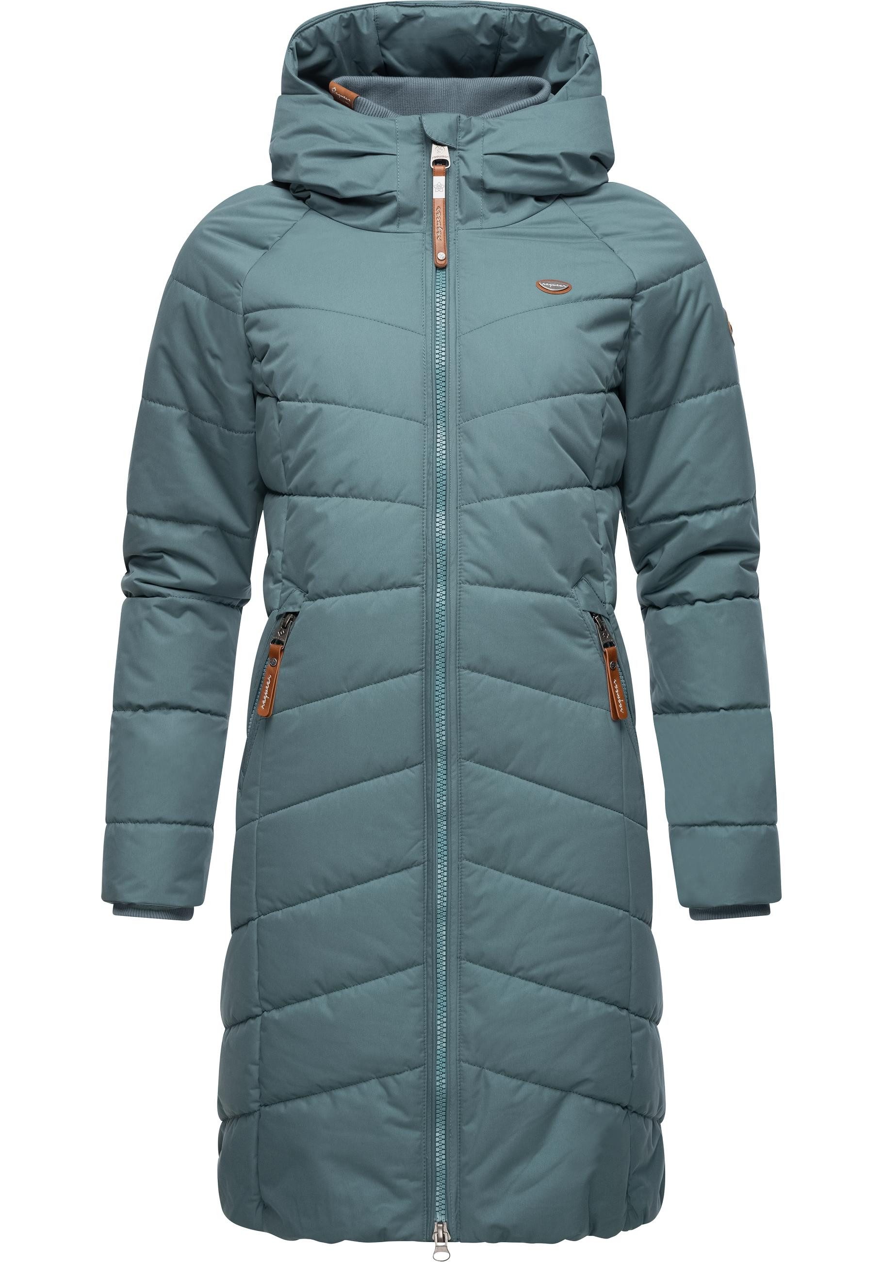 Ragwear Steppmantel Dizzie Coat Wasserdichter Winterparka mit gefütterter Kapuze – Bild 4 von 5
