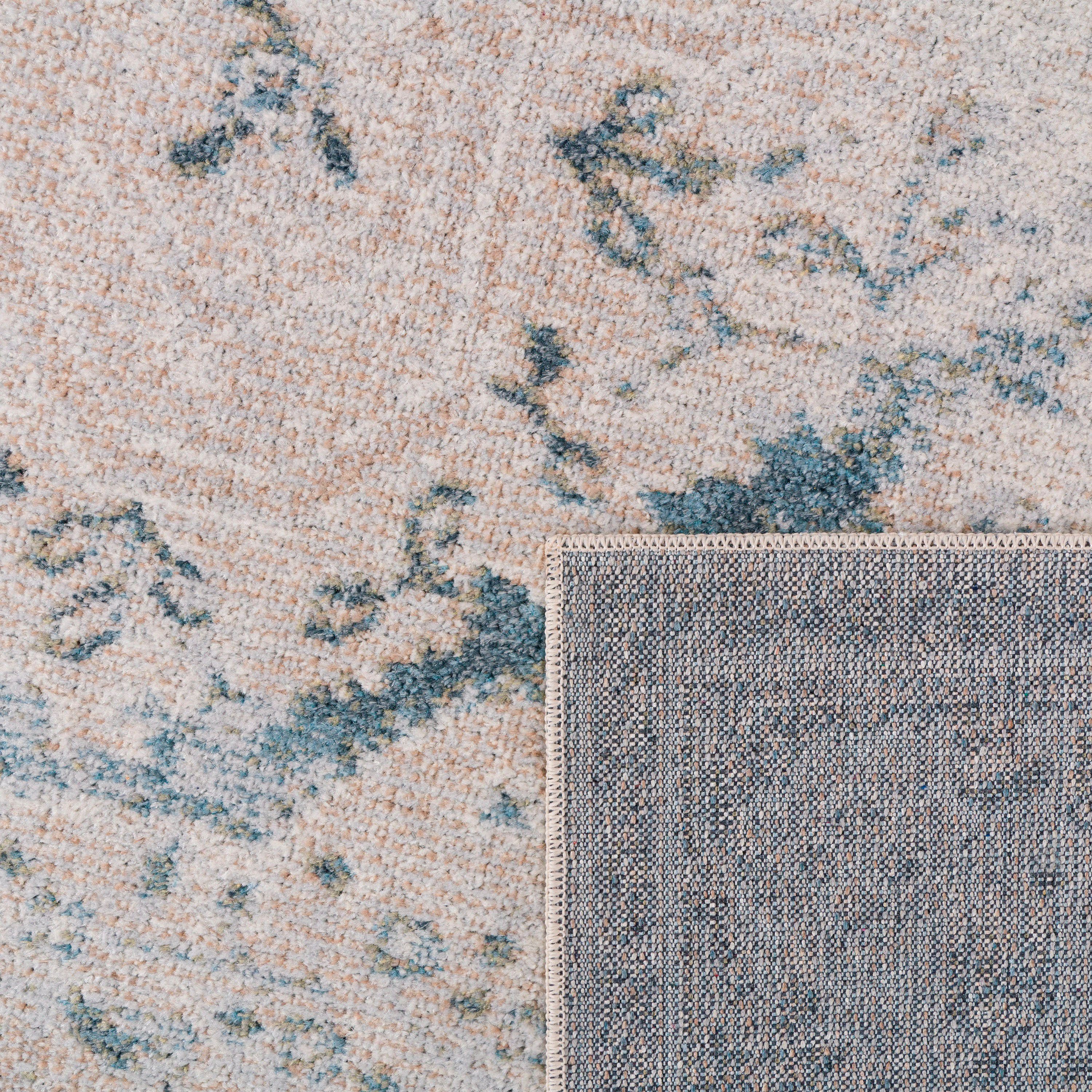 Muster, Perugia Teppich rechteckig, Creme waschbar Vintage orientalisches mm, 12 Paco 372, Kurzflor, Design, Home, Höhe: