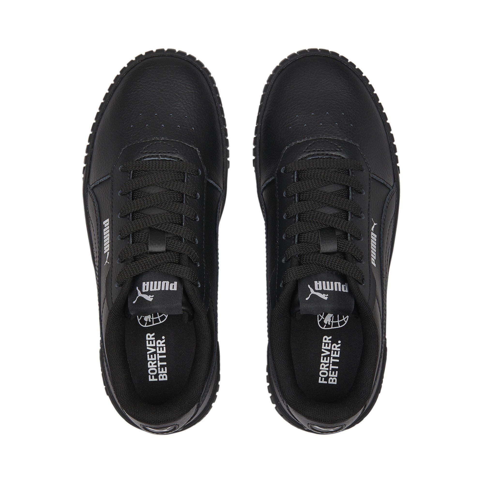 PUMA Carina 2.0 Jugendliche Metallic Sneakers Sneaker Black Silver