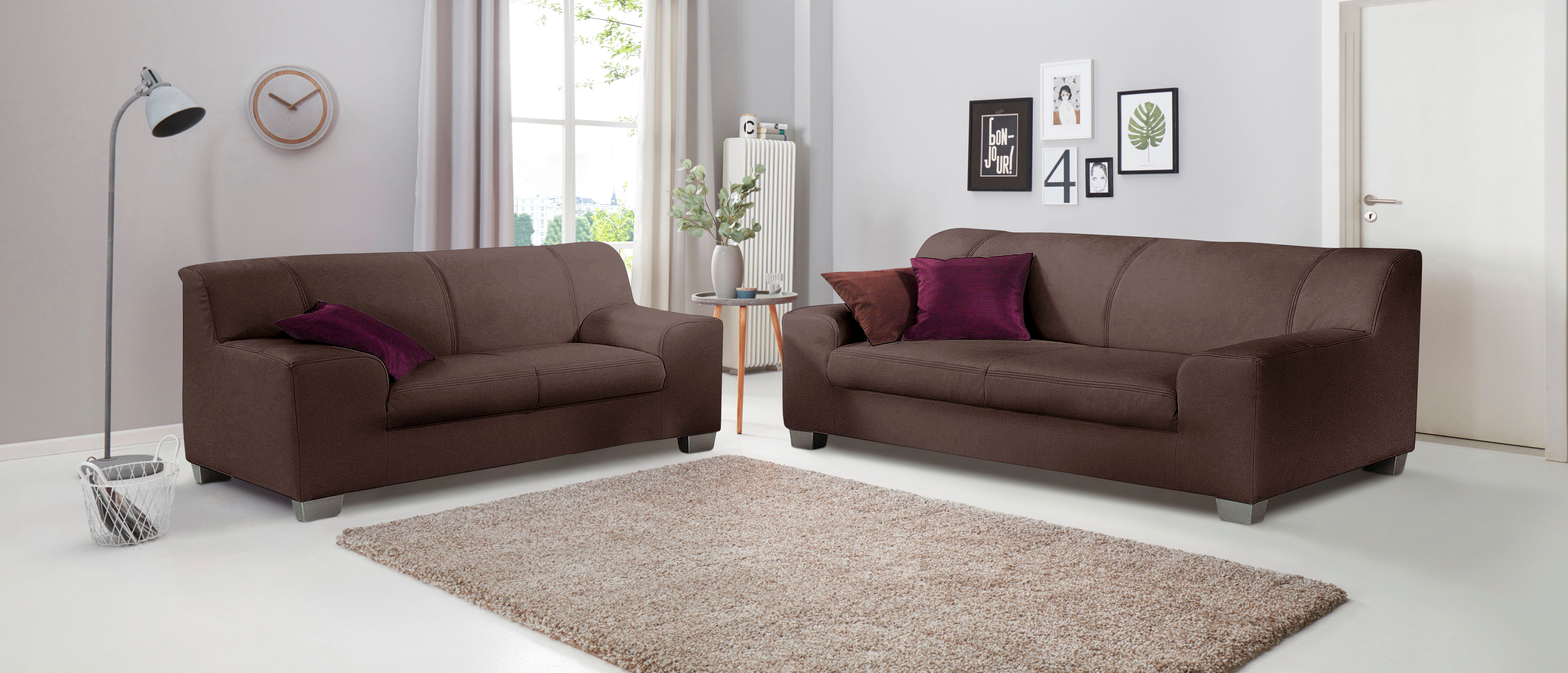 DOMO collection Polstergarnitur Amando, (Spar-Set), bestehend günstig online kaufen
