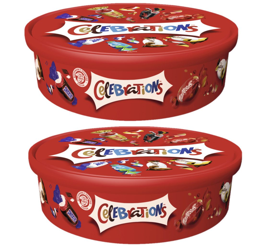 Mars GmbH Süßigkeit Celebrations XXL Dose 2x600g