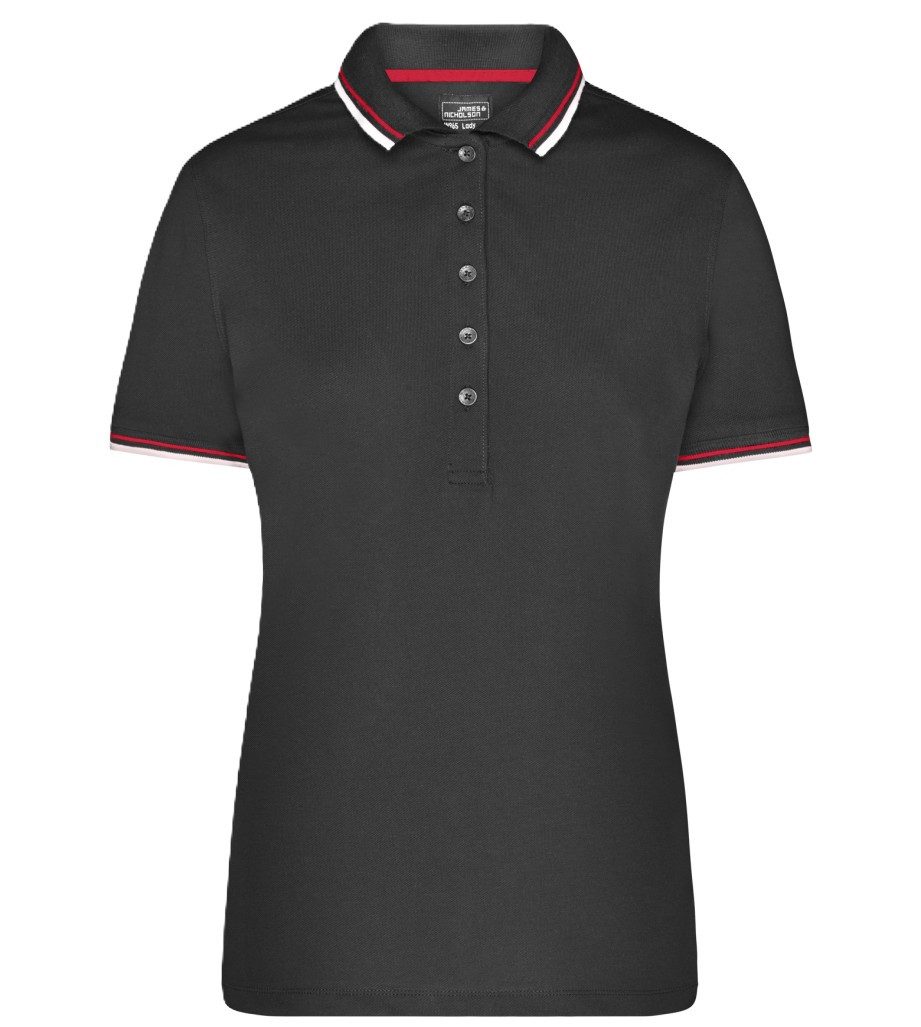 James & Nicholson Poloshirt Doppelpack Damen Polo-Shirt coldblack mit UV-Sc günstig online kaufen