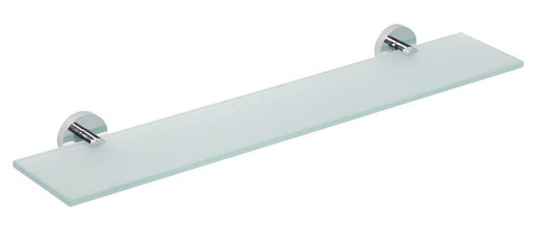 Sapho Ablageregal X-ROUND E Glasablage 600mm, Chrom, Sapho-XR609