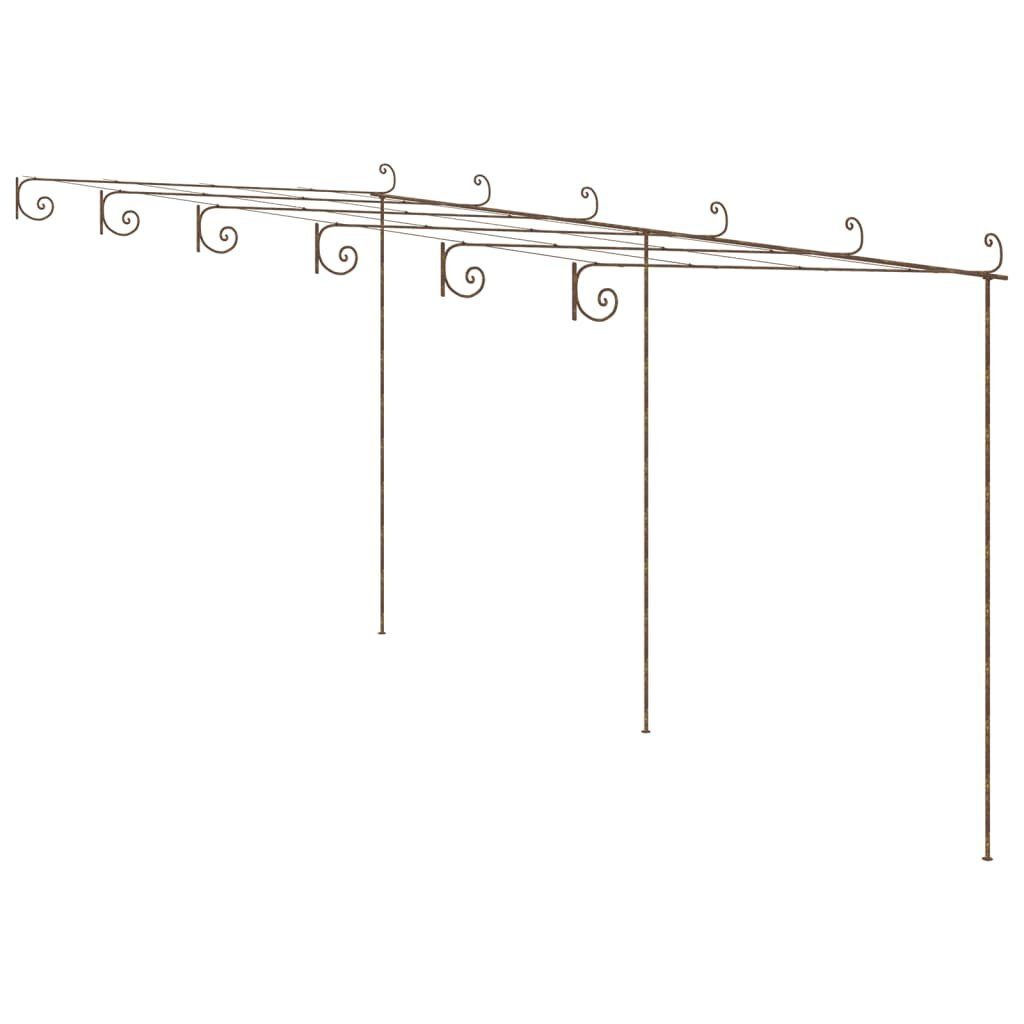 Thumbnail - furnicato Rosenbogen Garten-Pergola Antik-Braun 6x3x2,5 m Eisen, 1 St.