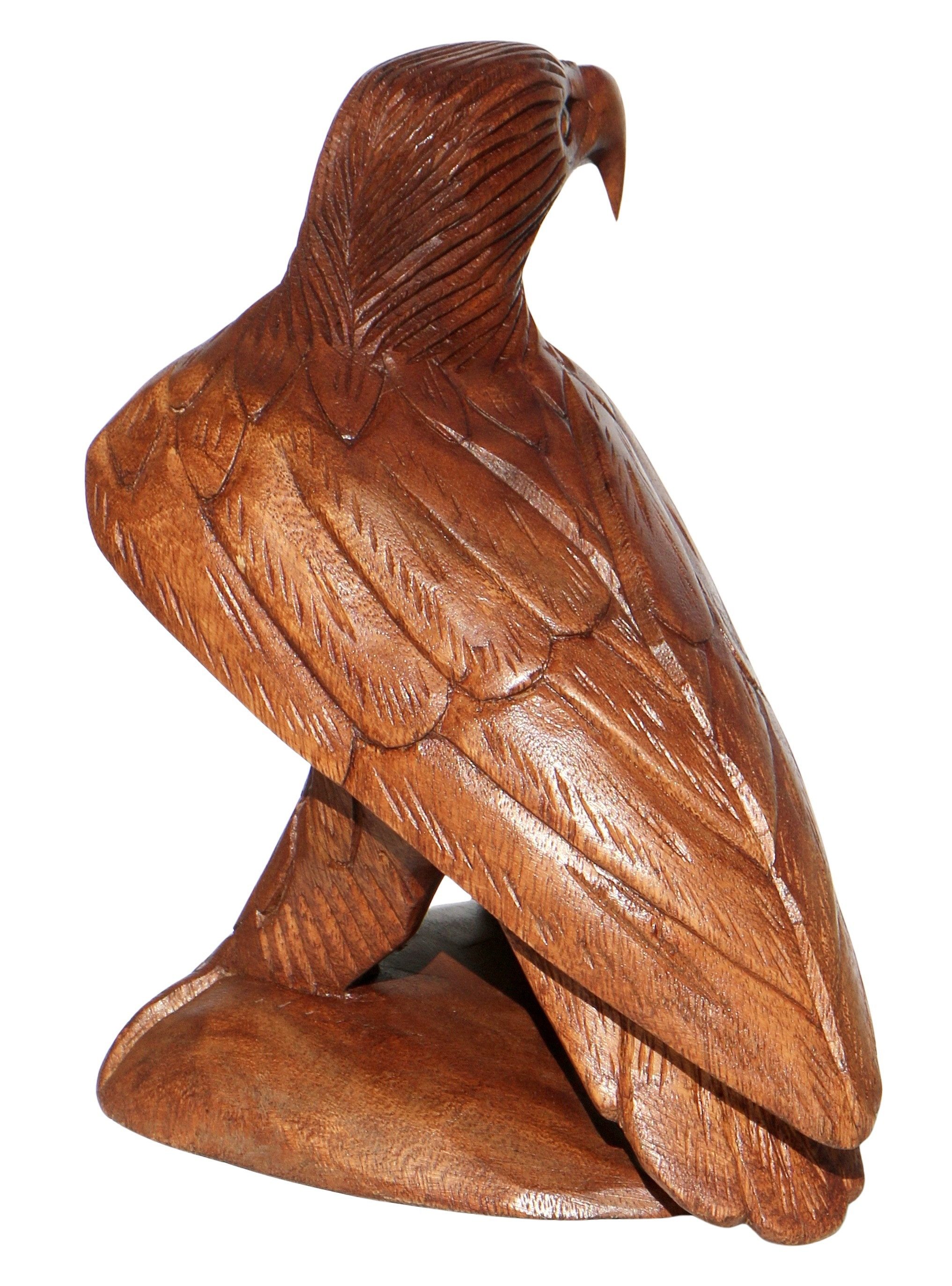 Wogeka Tierfigur Stein Adler Holz-Figur Tier günstig online kaufen