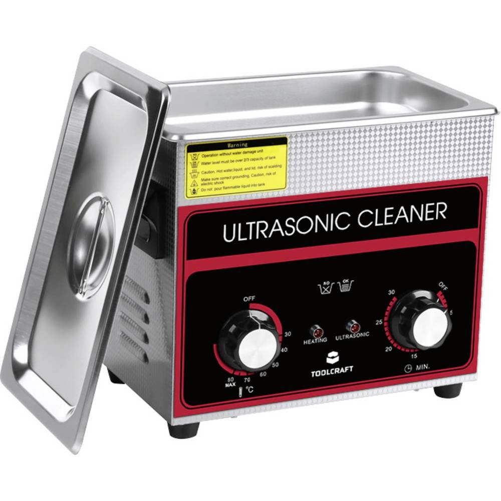 TOOLCRAFT Ultraschallreiniger Ultraschallreiniger 3.2 l TO-8769666, mit Heizung, mit Reinigungskorb