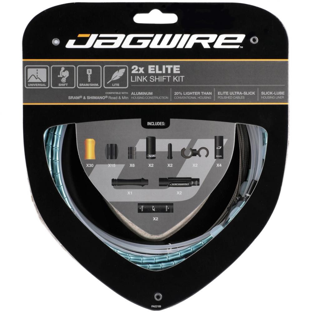 Jagwire Schaltzug Jagwire Schaltzugset 2X Elite Ltd. Celeste