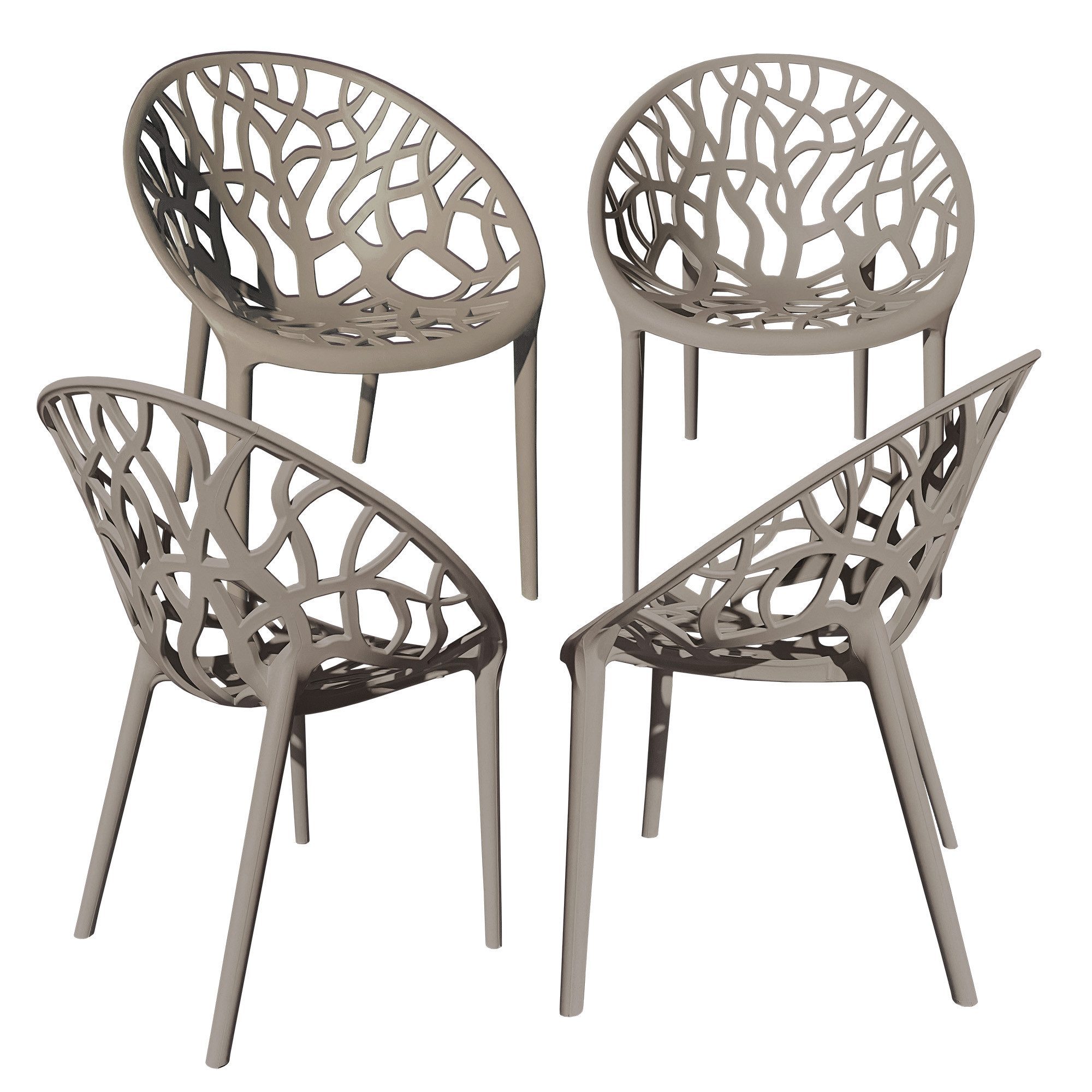 TRISENS Gartenstuhl Delia (Stück, 4 St) günstig online kaufen