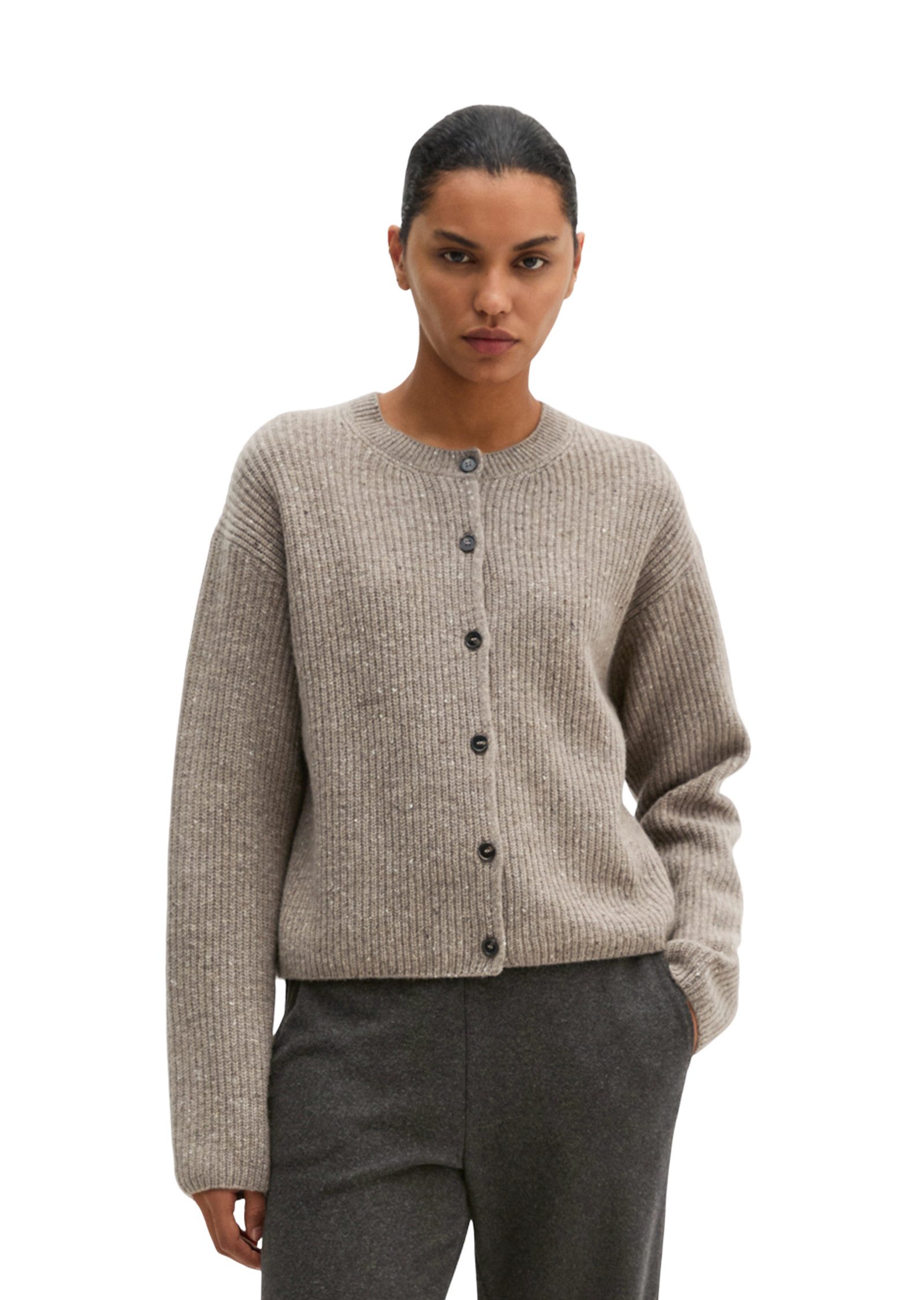 Marc O'Polo Cardigan aus Schurwolle-Mix