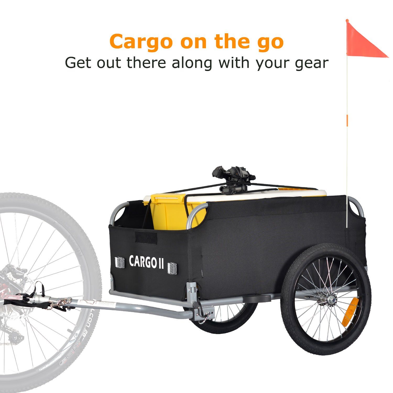 TIGGO Fahrradlastenanhänger TIGGO VS Cargo II Lastenanhänger Fahrradanhänger Transportanhänger – Bild 5 von 5