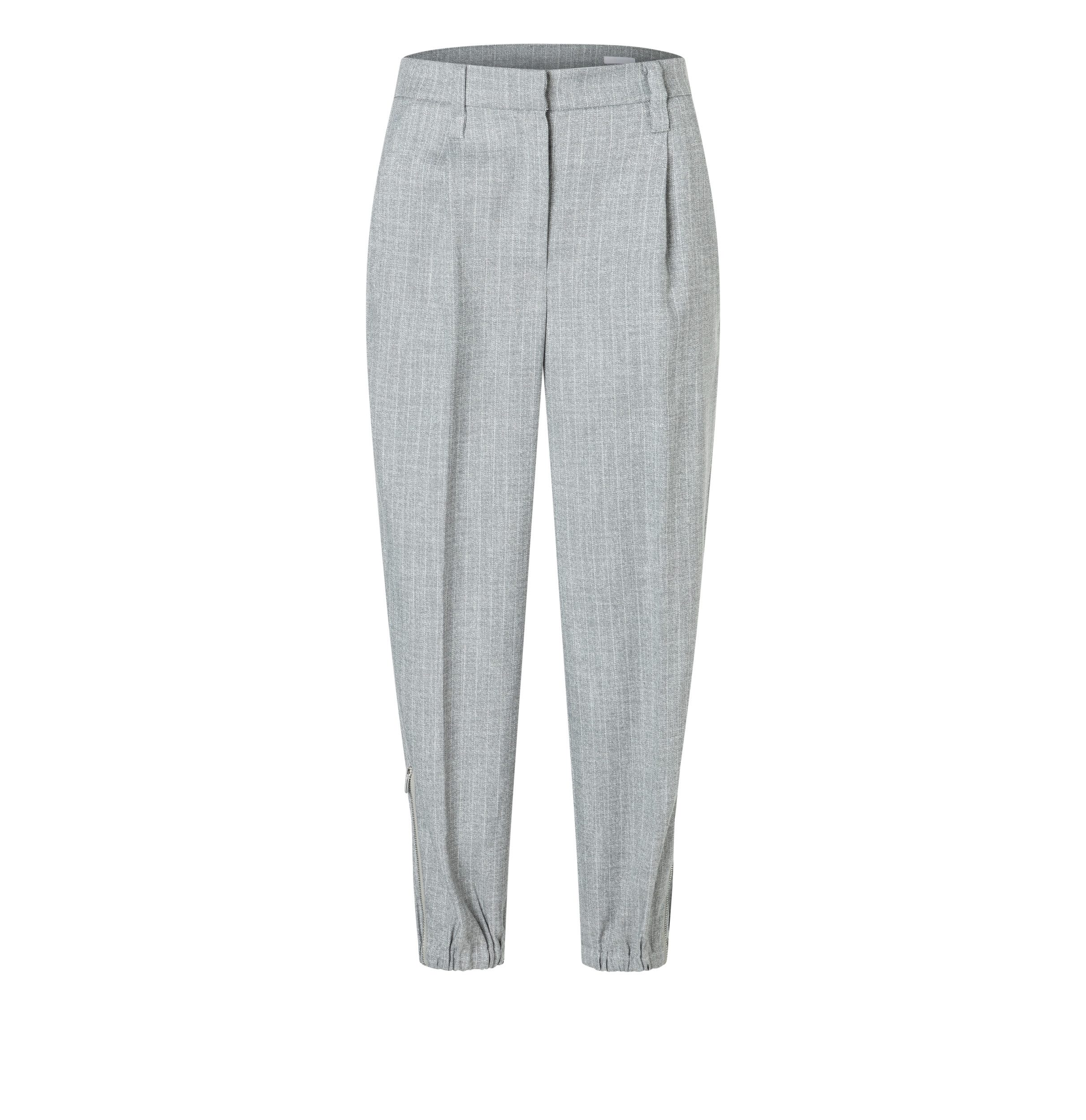 MAC Chinohose OLIVIA, marble stripes
