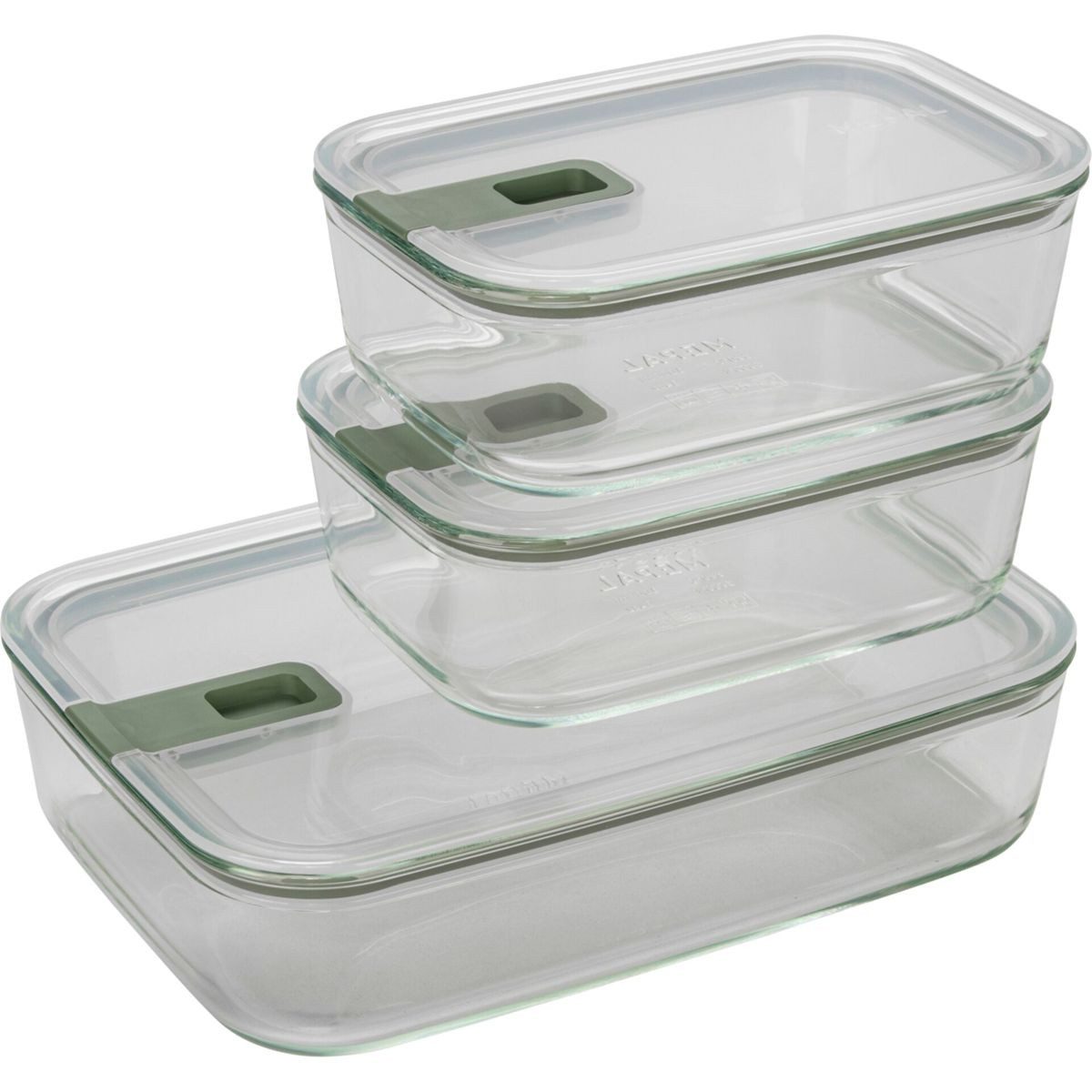 Mepal Vorratsdose Easy Clip Frischhaltedose 3-tlg, nordic sage