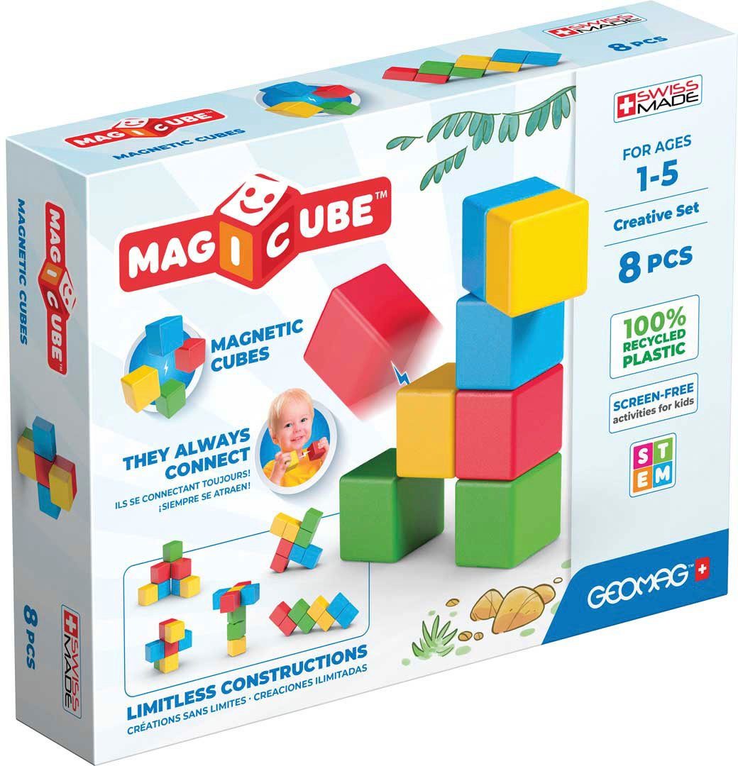 Geomag™ GEOMAG™ Magicube Creative Set Magnetspielbausteine, (8 St), Made in Europe