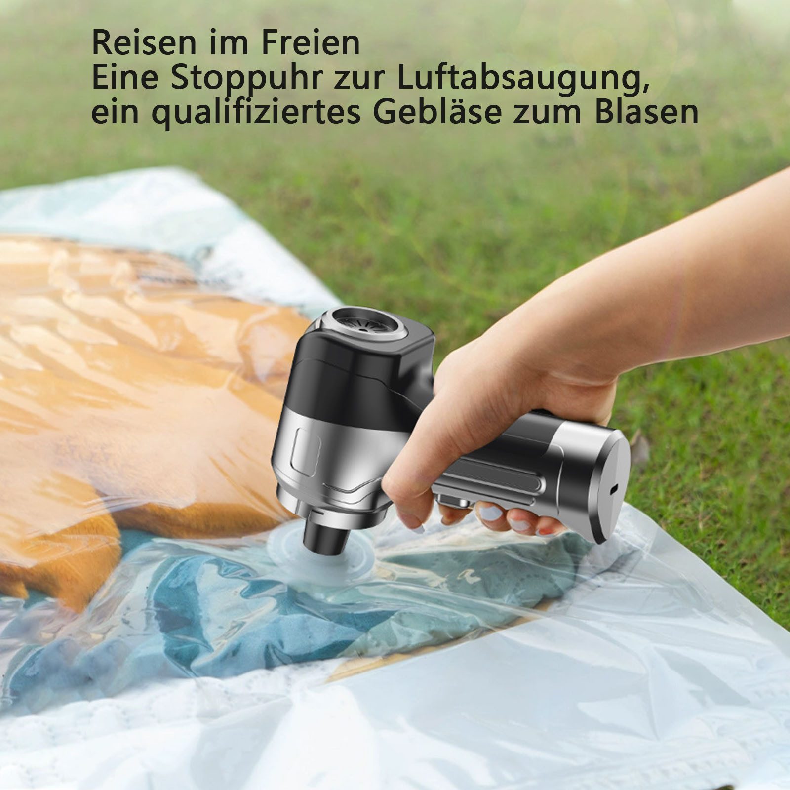 OKWISH Akku-Handstaubsauger Autostaubsauger Tragbar Mini Staubsauger, 120,00 W, Beutellos, Vakuumversiegeln Handsauger 3 in 1 9000Pa 4000mA KFZ Haus Küche Büro