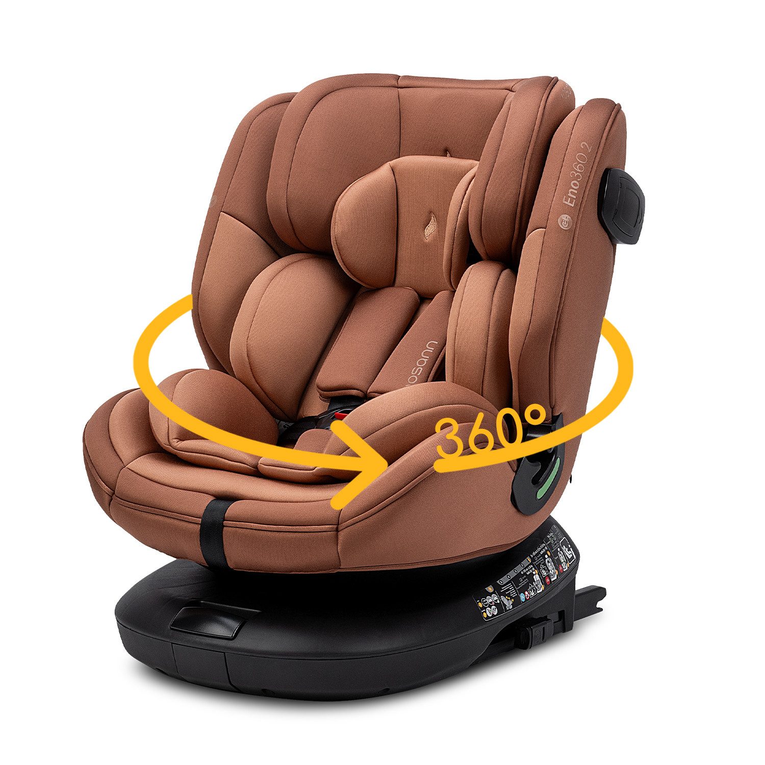 Osann Autokindersitz Eno360, ab: Geburt, bis: 12 Jahre, ab: 40 cm, bis: 150 cm, sicherer 360°Kindersitz: reboard bis 4 Jahre, verwendbar von 40-150 cm