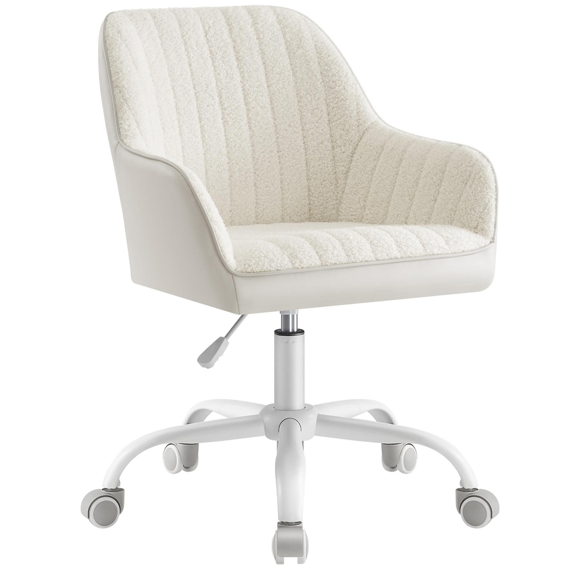 SONGMICS Bürostuhl, Schreibtischstuhl mit Samtbezug, höhenverstellbar, für günstig online kaufen