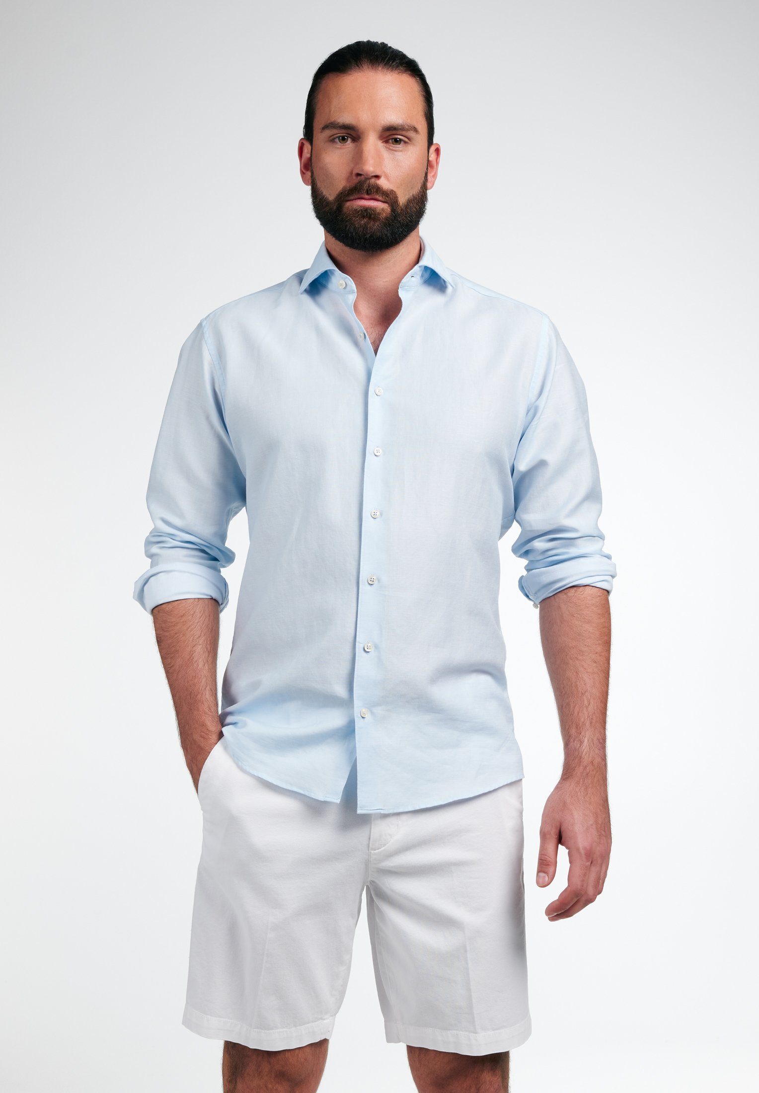 Eterna Langarmhemd MODERN FIT EASY IRON günstig online kaufen