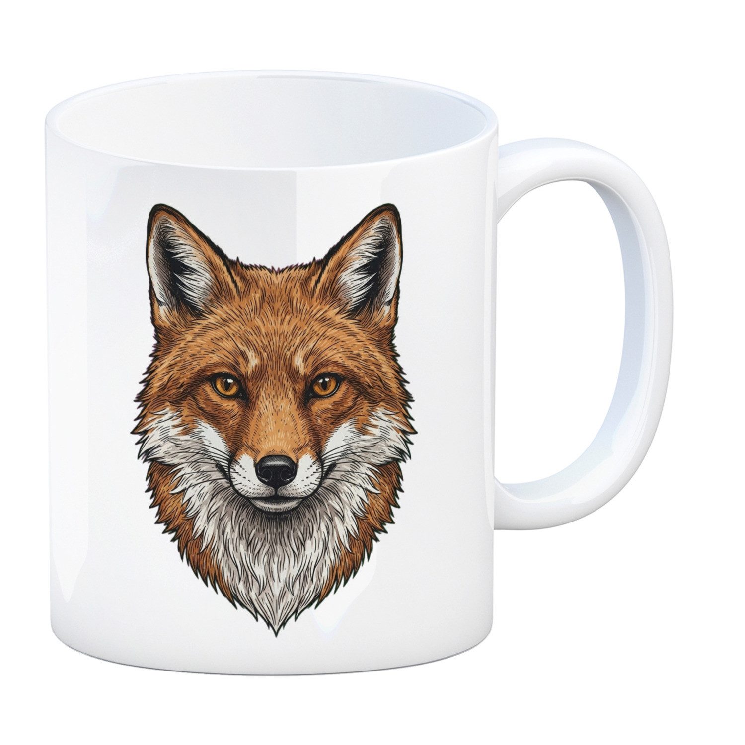 speecheese Tasse Fuchs Kaffeebecher für Naturliebhaber