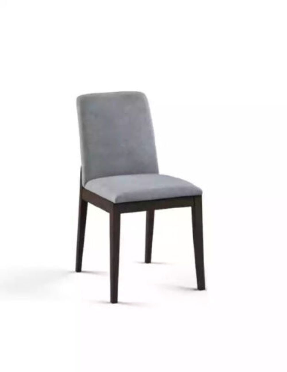 JVmoebel Stuhl Esszimmerstühle Wohnzimmer Stuhl Holzbeinen Grau, in Made Italya Modern neu mit