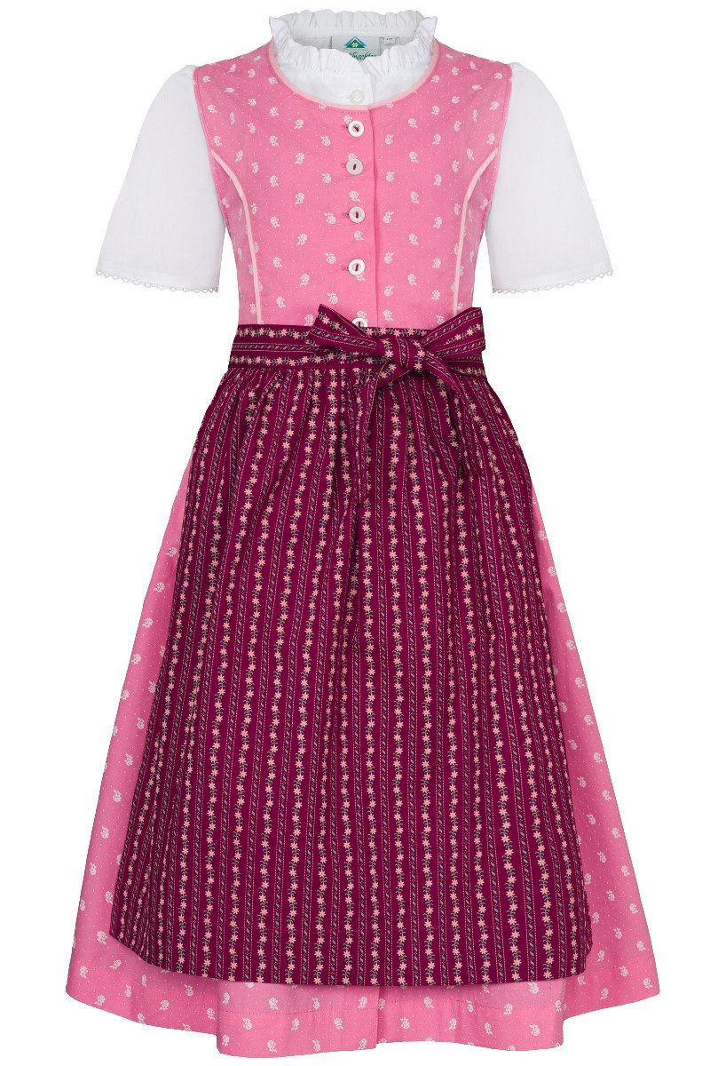 Dirndl Kinderdirndl 3tlg. - DAMIRA - rosa