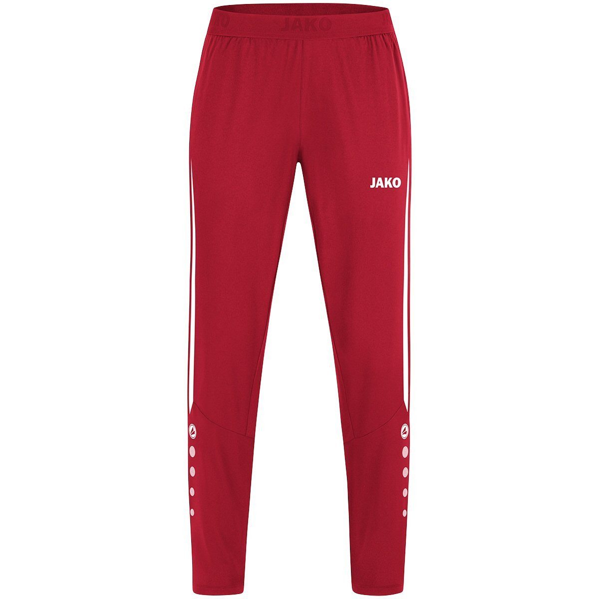 Jako Sporthose Sport-Freizeithose Power (Stretch-Micro-Twill) lang rot/weis günstig online kaufen