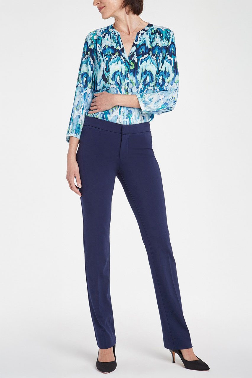 NYDJ Slim-fit-Jeans Slim Trouser Dunkelblau (Petite)