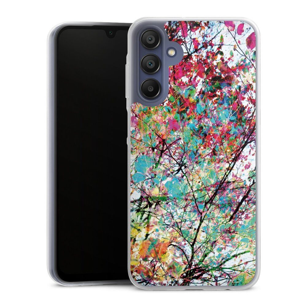 DeinDesign Handyhülle Malerei Blätter Kunst Autumn8, Samsung Galaxy A15 5G Slim Case Silikon Hülle Ultra Dünn Schutzhülle