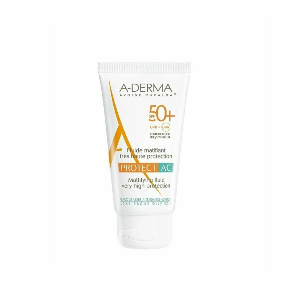 Sonnenschutzcreme A derma protect ac fluide mat 50+ 40ml