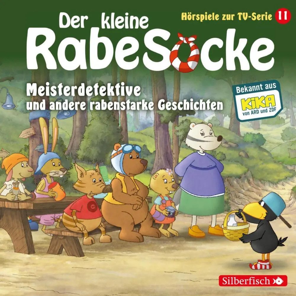 Hörspiel Meisterdetektive, Der Pechvogel, Frau Dachs hat Geburtstag, 1 Audio-CD