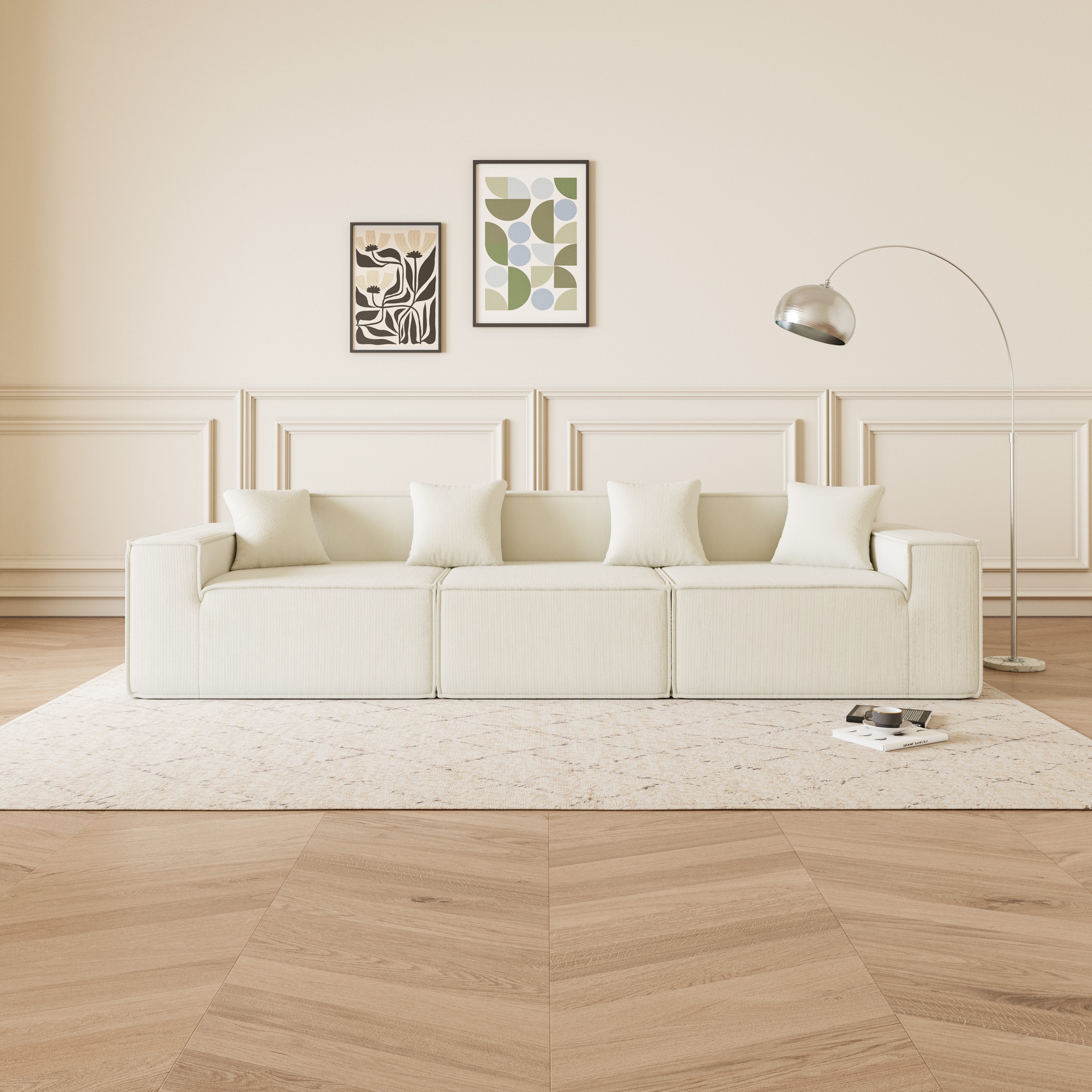 JOULISE Ecksofa NALIVO 3-Sitzer Sofa in günstig online kaufen