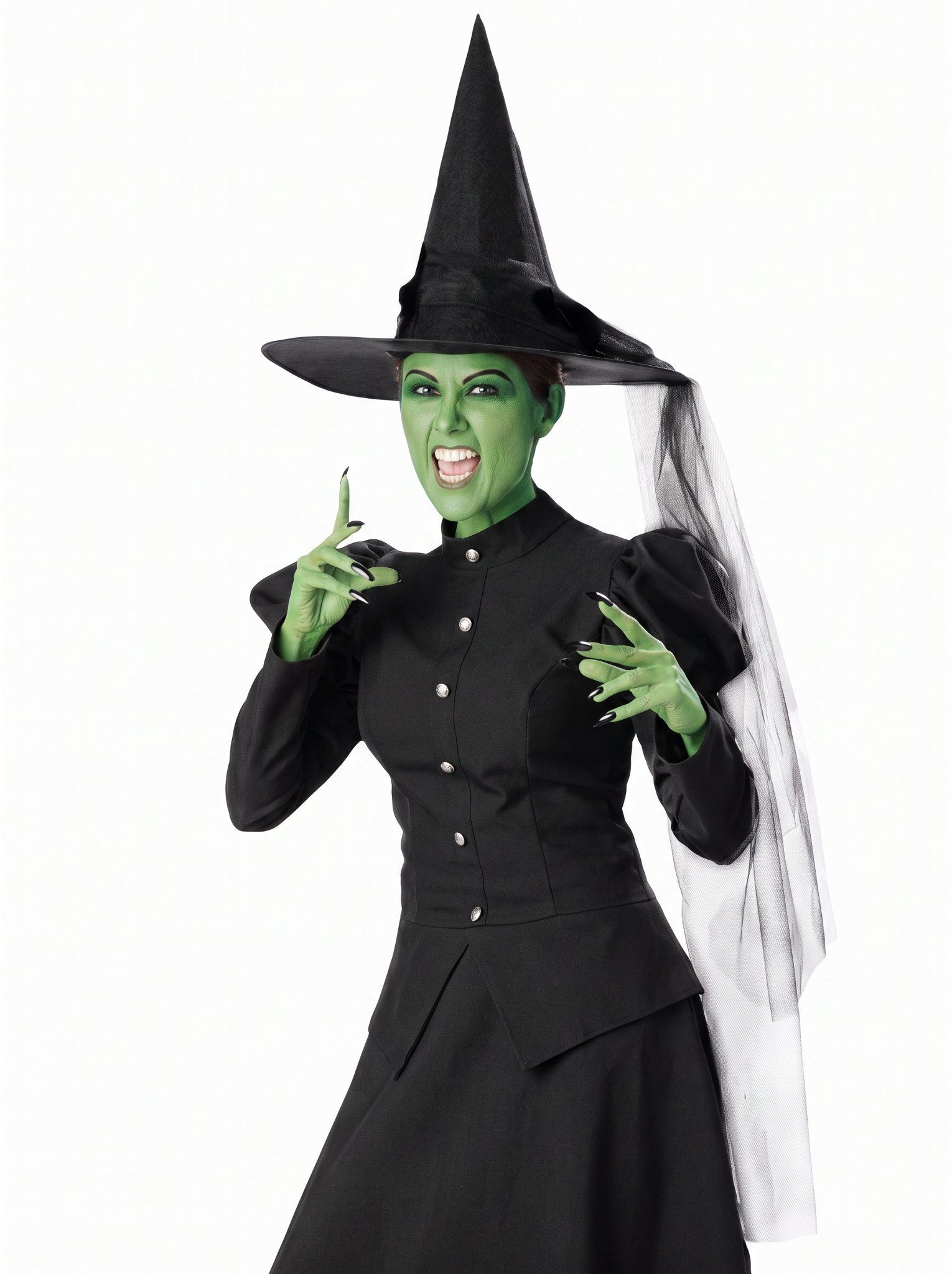 In Character Hexen-Kostüm Wicked Hexenkostüm - Kleid Halloween Kostüm Damen