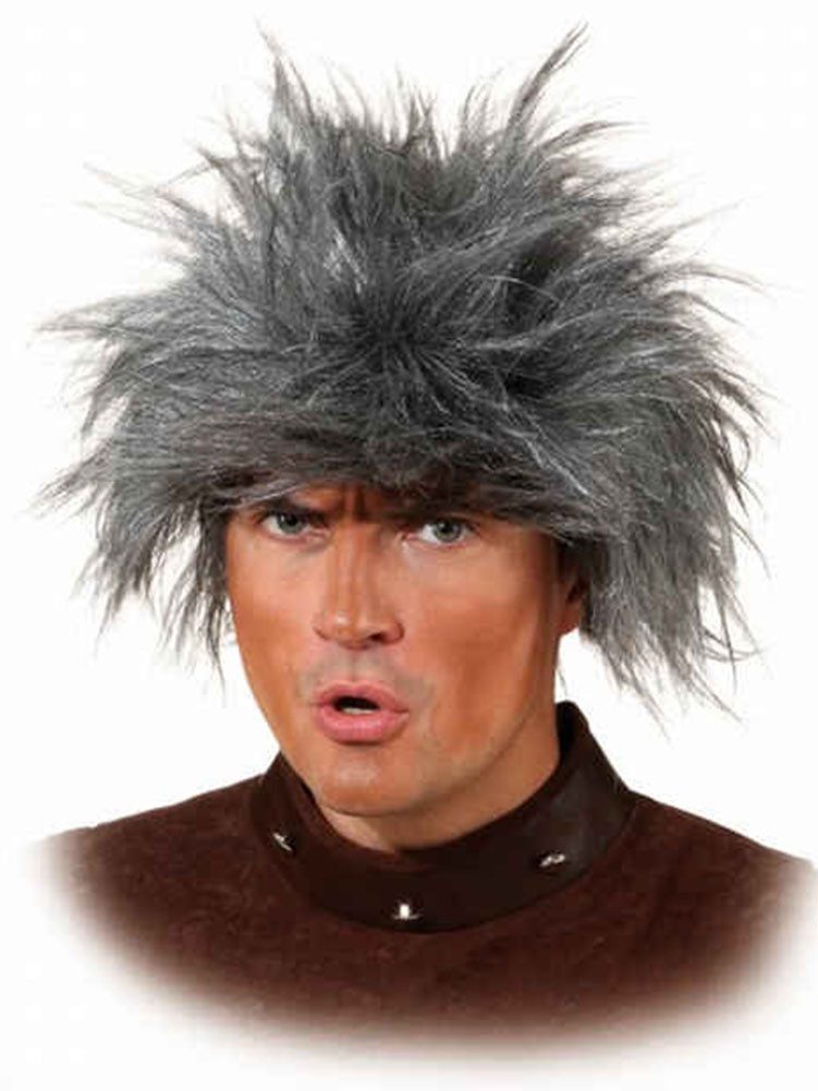 Orlob Kunsthaarperücke Perücke Wild Man grau