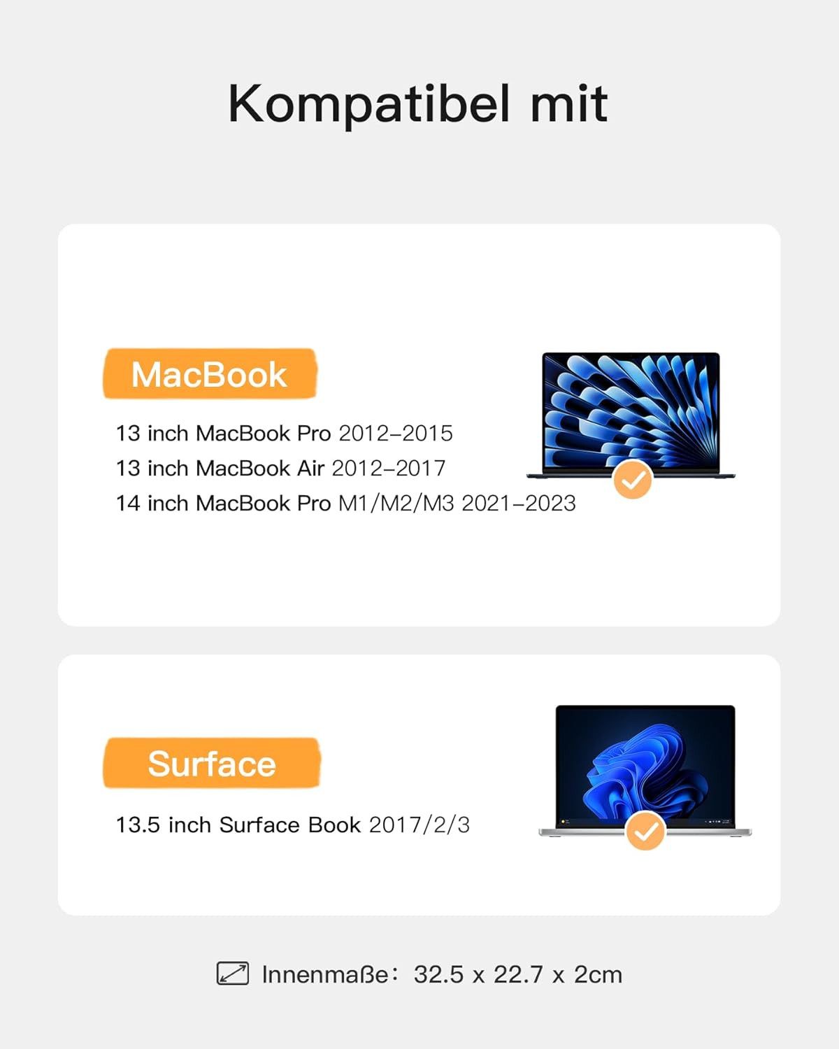 Inateck Laptoptasche 13-15.6 Zoll Notebook Schutztasche günstig online kaufen