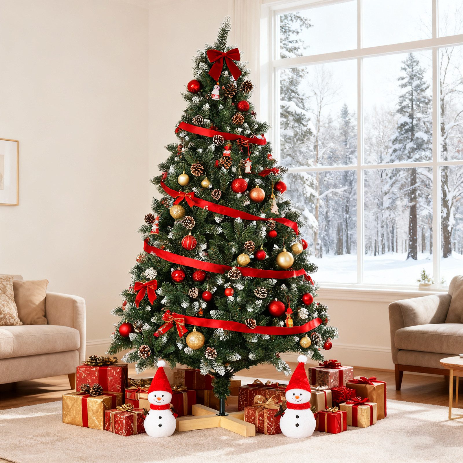 LETGOSPT Künstlicher Weihnachtsbaum Luxuriöser Künstlicher Weihnachtsbaum – günstig online kaufen