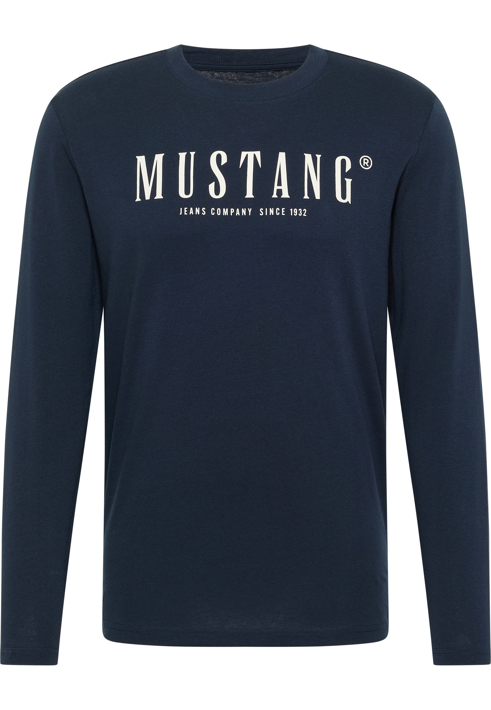 MUSTANG Langarmshirt Herren Style Asheville günstig online kaufen