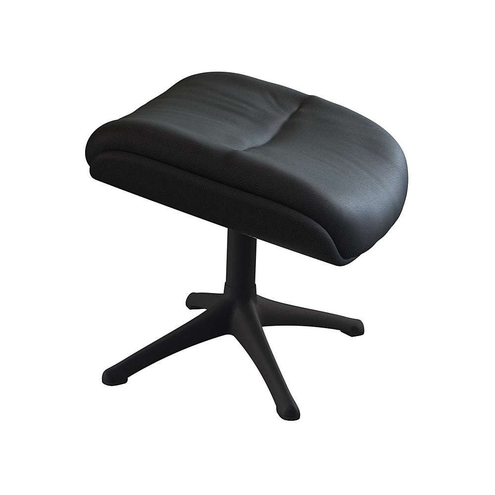 FLEXLUX Fußhocker Haze Beinstütze, skandinavisches Design, hervorragender Komfort, für Beinauflage zur besseren Entspannung, robuster schwarzer Fuß