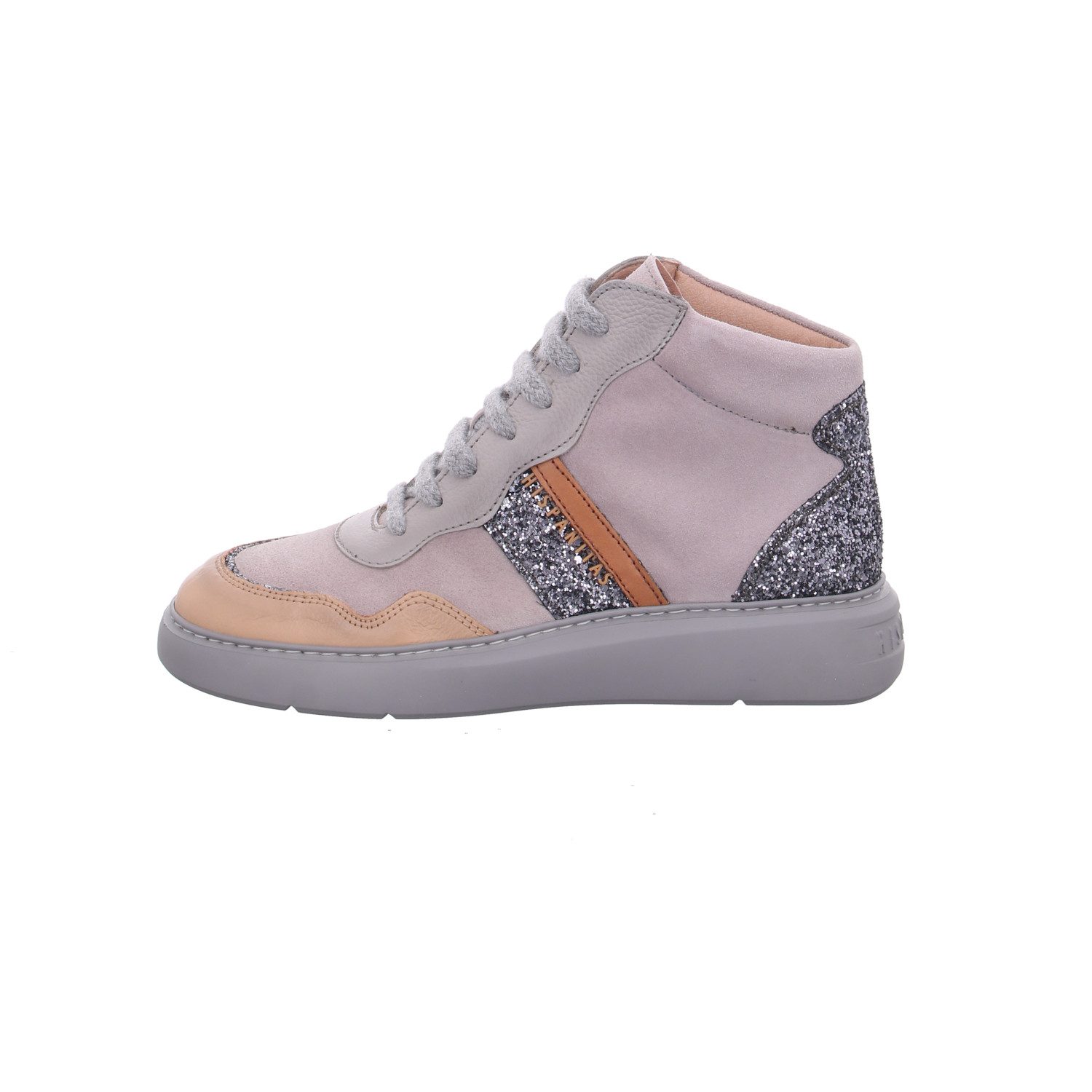 Hispanitas CERVO-I24 SAND VELOUR-I24 IRON SOHO-I24 Schnürstiefelette