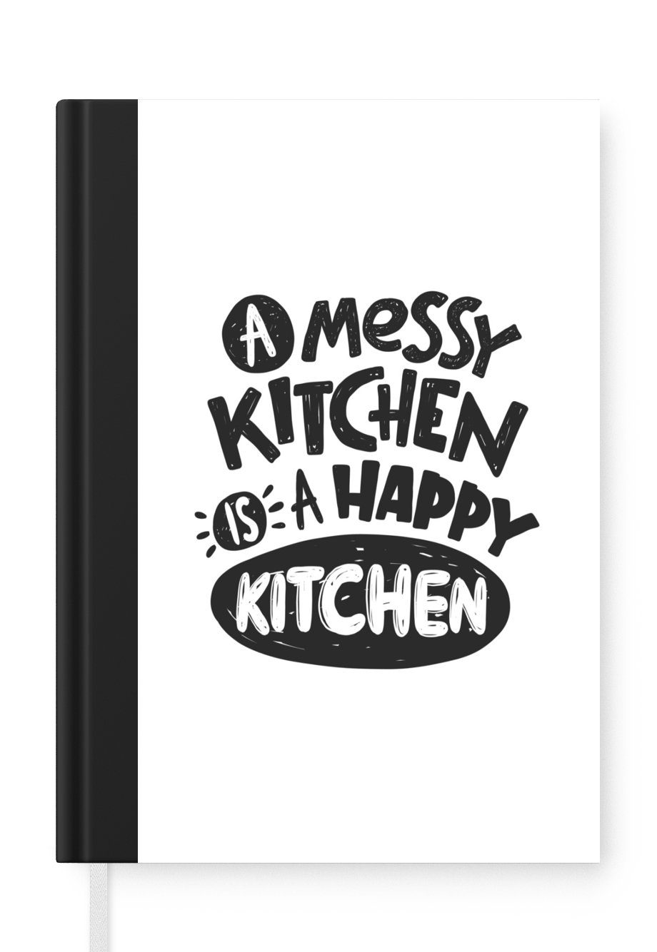 MuchoWow Notizbuch Kochen - Zitate - Küche, Journal, Merkzettel, Tagebuch, Notizheft, A5, 98 Seiten, Haushaltsbuch