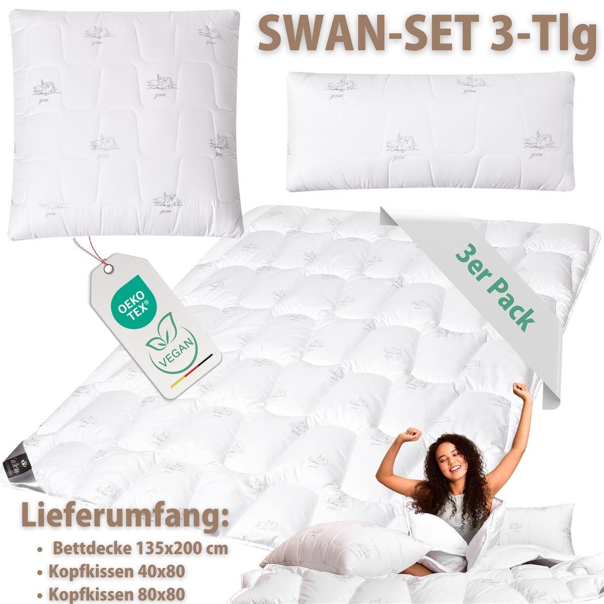 SEI Design Microfaserbettdecke Bett-Set Bettdecke 135x200 günstig online kaufen