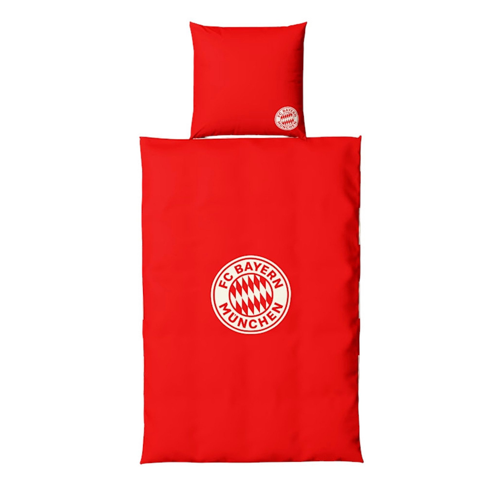 FC Bayern München Wendebettwäsche 100% Baumwolle 135 x 200 cm günstig online kaufen