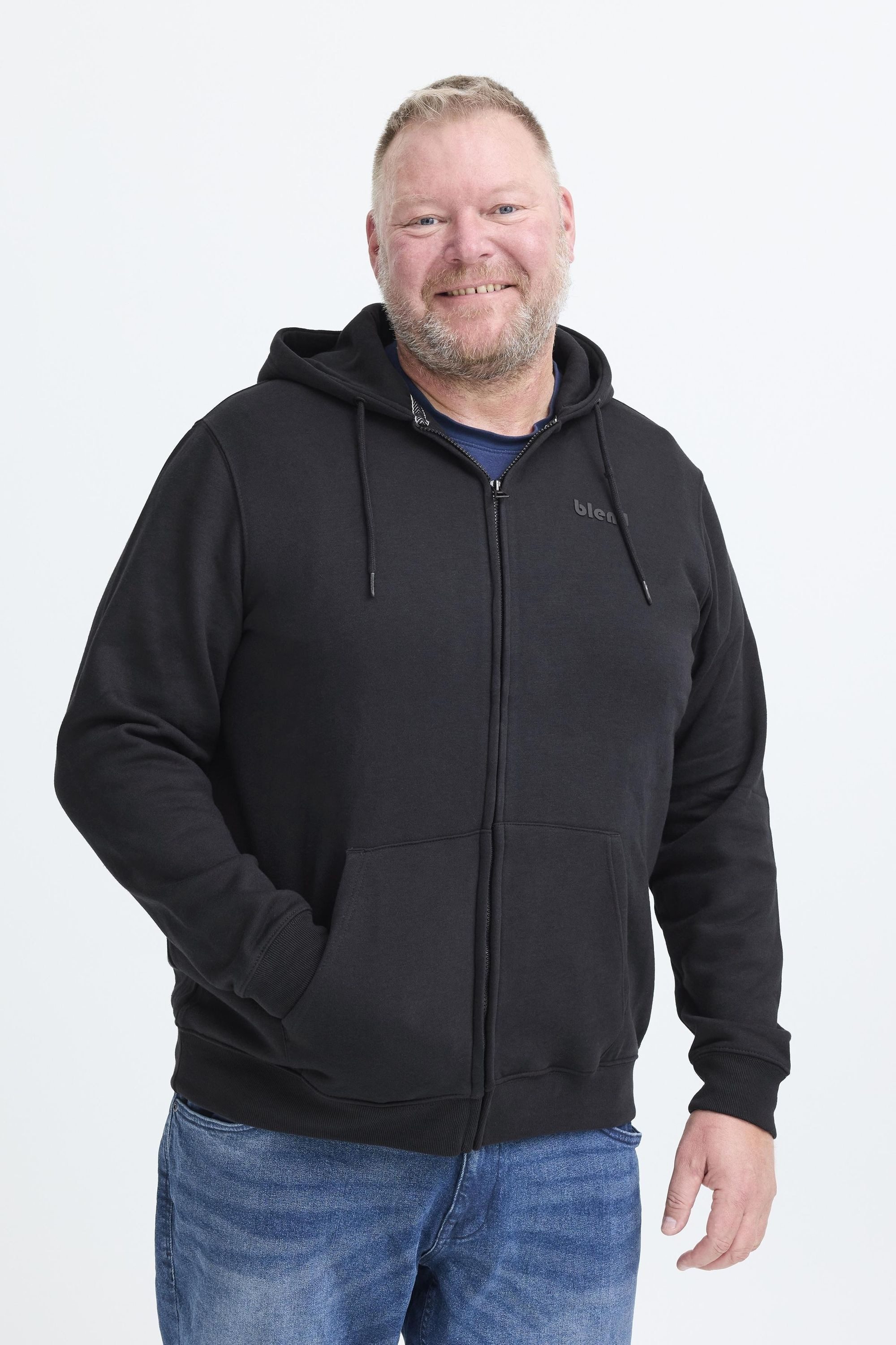 Blend Kapuzensweatjacke BHBdownton Gemütliche Sweatjacke mit Kapuze und Print