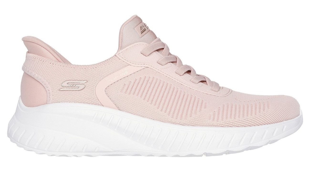 Skechers BOBS SQUAD CHAOS-CURRENT MUSE Slip-On Sneaker, Slipper, Freizeitschuh in veganer Verarbeitung