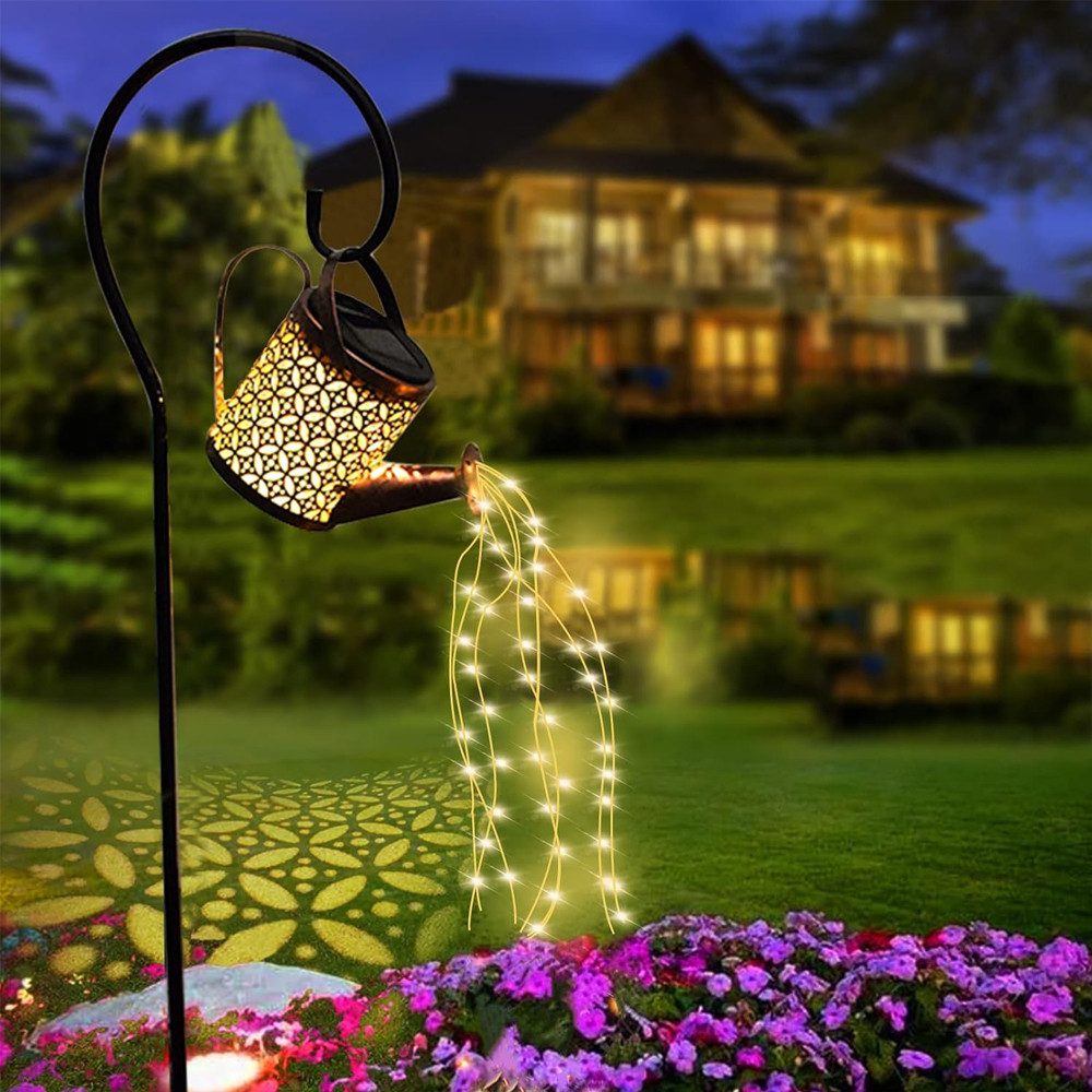 TUWENA LED Solarleuchte Solar Gießkanne Lichterketten für Außen, Wasserdich günstig online kaufen