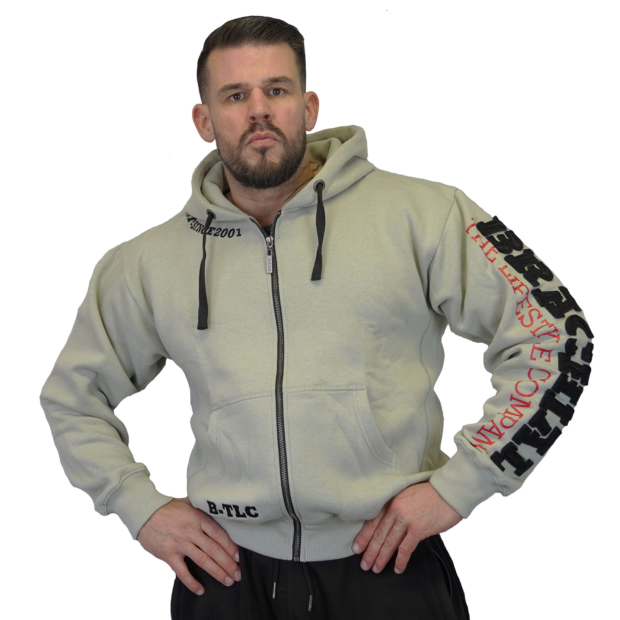 BRACHIAL THE LIFESTYLE COMPANY Kapuzensweatjacke Brachial Zip-Hoody "Gym" h günstig online kaufen