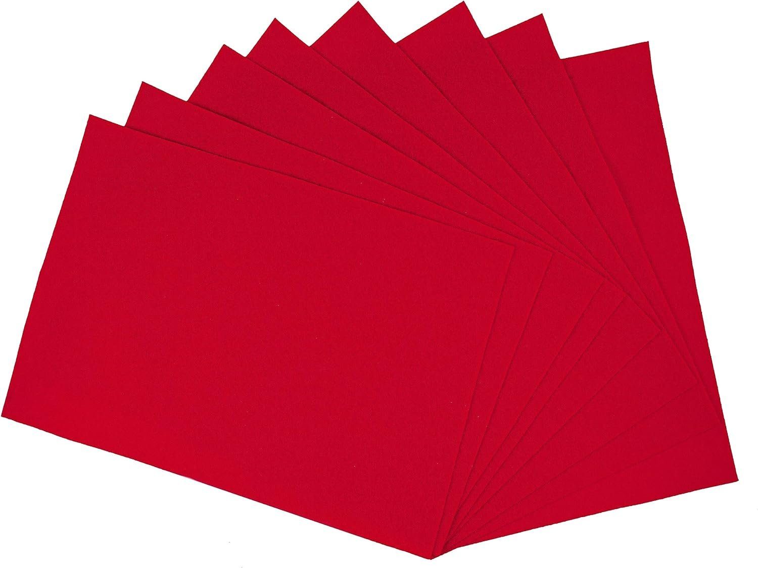 rot Blatt 8 Bastelfilz Bastelkartonpapier Interdruk