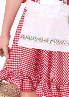 Leg Avenue Kostüm Piroschka, Klassisches Rotkäppchen-Kostüm im Dirndl-Look