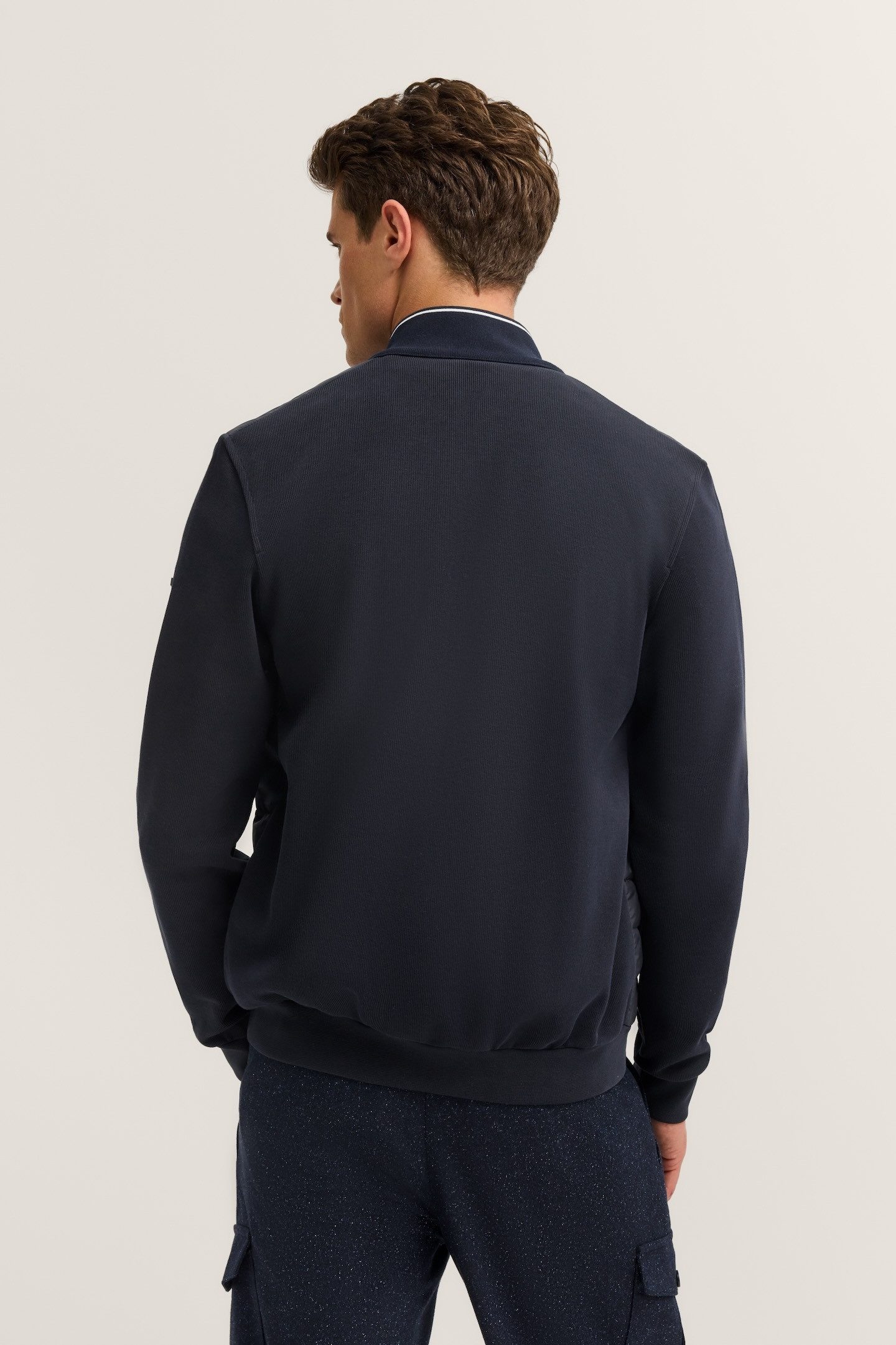 bugatti Sweatjacke mit sportlichem Stehkragen günstig online kaufen
