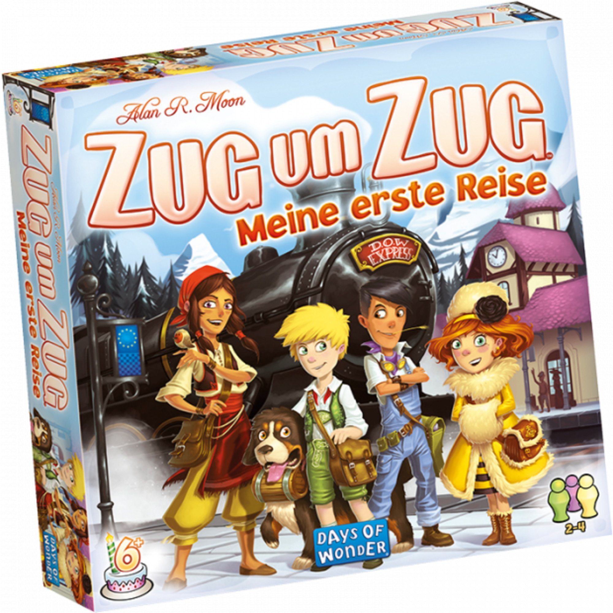 Asmodee Spiel Asmodee Zug um Zug - Meine erste Reise, Brettspiel